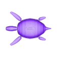 sea_turtle_braille_180mm_v2.stl Braille Sea Turtle Counting Abacus. Print in Place Articulated Turtle with Sliding Number Tiles in the Shell Rim and Braille Word Plate, Parametric OpenSCAD, with Flexi Braille Turtle Variant