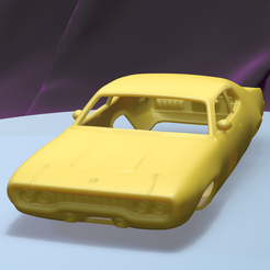 a001.png Fichier STL PLYMOUTH SATELLITE 1971 (1/24) carrosserie imprimable・Modèle à télécharger et à imprimer en 3D