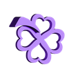 Stem.stl Free STL file Love potted to a Four-leaf clover・3D print design to download