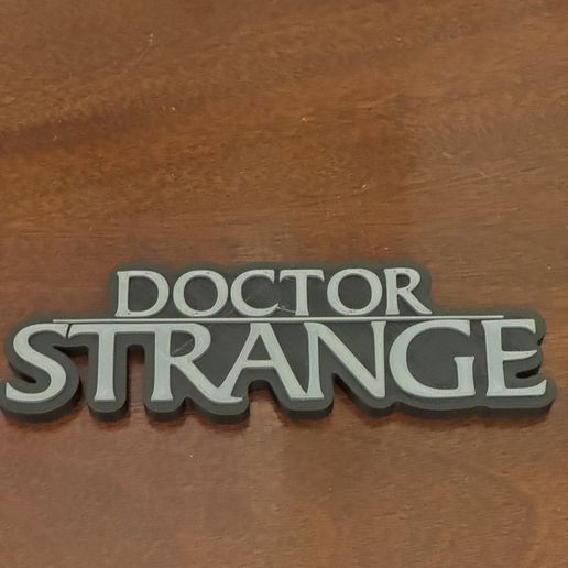 DOCTOR STRANGE Logo Display by MANIACMANCAVE3D