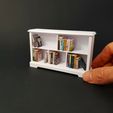 20231125_105407-f.jpg Miniature Bookcase - Miniature Furniture 1/12 scale