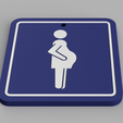 Embarazada-1.png Pregnant Parking Pendant Sign