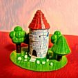 JPG_1601936948229.jpg Old Ruined Tower Forest Diorama