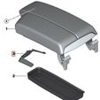 ArmRest.jpg BMW E9x (E90/E91/E92) Front central armrest cover