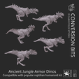 Ancient Jungle Armor Dinos.png Reptile People dinosaur mounts