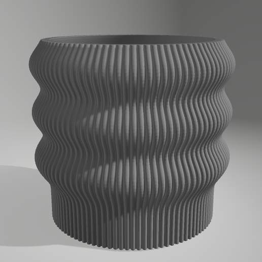 Modern planter 3D model