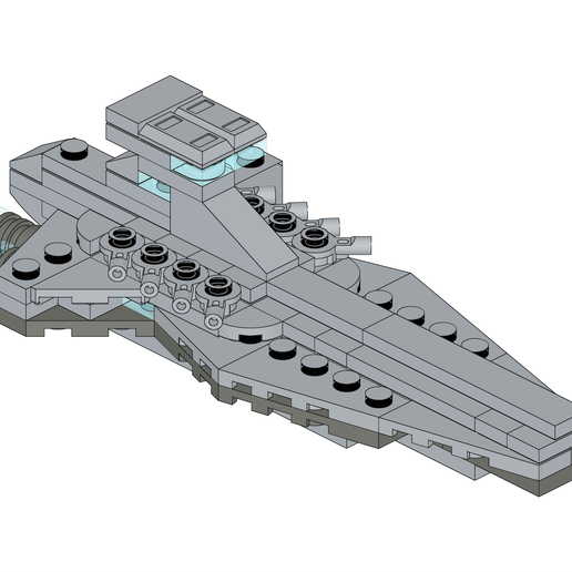 25_4x.png Brick Republic Venator (5 fois plus grand que les pièces LEGO originales)