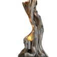3ddd10.jpg Lampadaire en bois naturel de style scandinave Modèle 3D