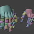 manos-2.png Springtrap FNAF 2 MOVIE Mains Cosplay Prototype