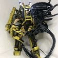 ed347c46bb962fc9bfd81c1bdce96fd0_display_large.jpg Free STL file DIY Alien vs. Power Loader fight with LED lights・3D print design to download