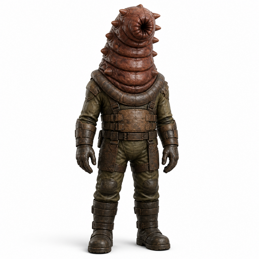 Medium Worm - Factorio Figurine
