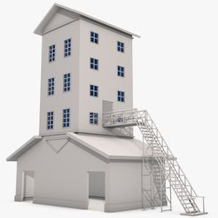 Industrial-building01.jpg 3D file Industrial Building・Design to download and 3D print