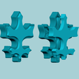 h7.png Foglia di quercia nana - Modello artigianale artificiale in EVA