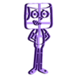 JEFf2.stl STL file JEFF RANDELL CLARENCE COOKIE CUTTER - CARTOON・3D printable model to download