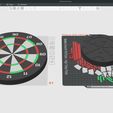 002-2026-03-18.jpg Reloj estilo dardo impreso en 3D