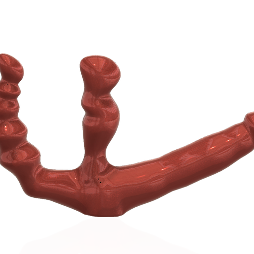 best vibration training machine 🍆 Beltless professionelle Strapon Dildo lesbische Paare Schwanz dreifach  v20 3d drucken cnc・ STL Datei für ・Cults