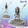 2.jpg Large alien creature with spear (2) - SF SciFi wars future apocalypse post-apo wargaming wargame