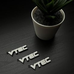 IMG_1220.jpg 3D file Vtec Keychain・Template to download and 3D print