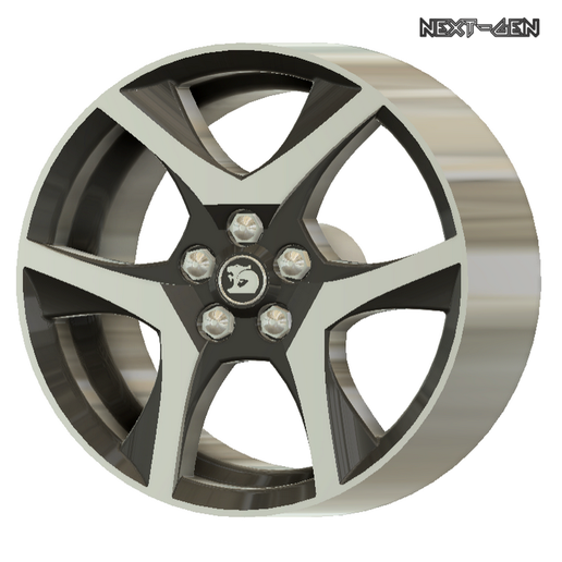 Next-Gen - Holden HSV ClubSport R8 Gen F2 - Real Rims for Scale Model Cars 3D model