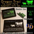 Oregon-Trail-IMG.jpg Oregon Trail Dysentery Gift Set Keychain Shadow Box Cake Topper Stencil