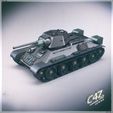 t-34-76_2022_render_front.jpg STL file T-34/76 for assembling - with workable tracks・3D print model to download