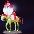 47a.png Alas de caballo Caballo Fantasía Animal Modelo 3D - Obj - FbX - 3d IMPRESIÓN - PROYECTO 3D - GAME READY