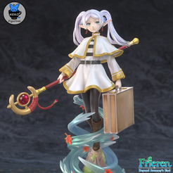 Frieren_Close_4_S.png Frieren - Beyond Journey's End Anime Figure for 3D Printing