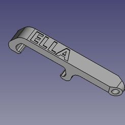 ella.jpg STL file Ella pocket bottle opener・3D printer model to download