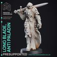 Long-blade-3.jpg Anti Paladin - Long Blade - Hell Hath No Fury - 32mm scale (Pre-supported)