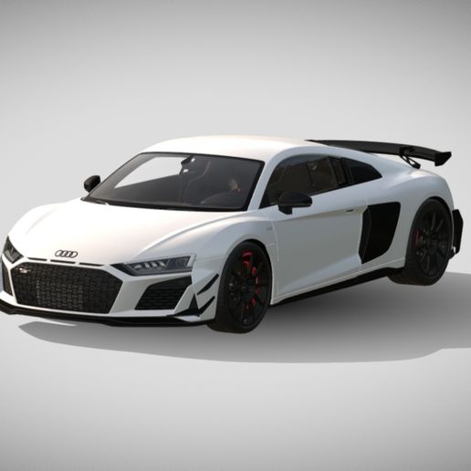 2023 Audi R8 Coupe V10 GT RWD – Modello 3D gratuito STL