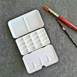 20220712_144553_copy_2740x2726.jpg Palette with 16 Large Pans for Standard Watercolor Tin Box Change Palette with Lid