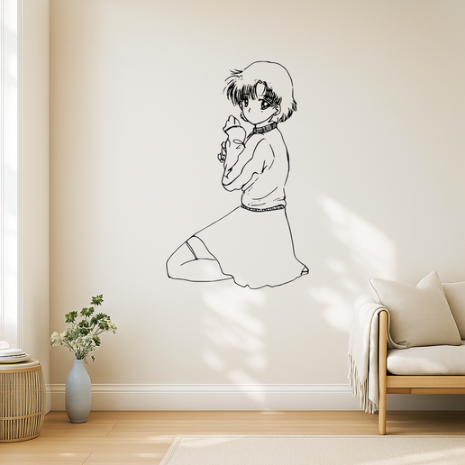 Sailor Moon - Ami Mizuno Studying