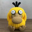 z6450789031168_c8f527e8fbcfe74e287ac27df2096cfe.jpg Psyduck gestrickt gehäkelt (Pokemon)