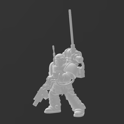 front.png Free STL file Heresy Space Communicator in MK2 Armour・3D printer design to download, codewalrus