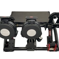 v3a.jpg STL file Dayton Bass Shaker Mount for Fanatec Clubsport v3 pedals Buttkicker・Template to download and 3D print