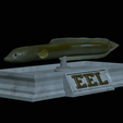 Eel-statue-5.png fish European eel / Anguilla anguilla statue detailed texture for 3d printing