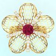Nhan-luoi-N5098-06.jpg Flower ring - Mesh ring - Womens ring - N5098
