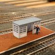 AbriSNCBExemple2.jpeg Fichier STL Abri de quai SNCB・Objet pour imprimante 3D à télécharger