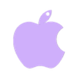apple 2 v0.stl Porta Chiavi, keychain apple