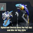 BassAndMic_FS.jpg Aghartan Electro-Bass for Transformers FoC Jazz and Mic for Sky-Byte