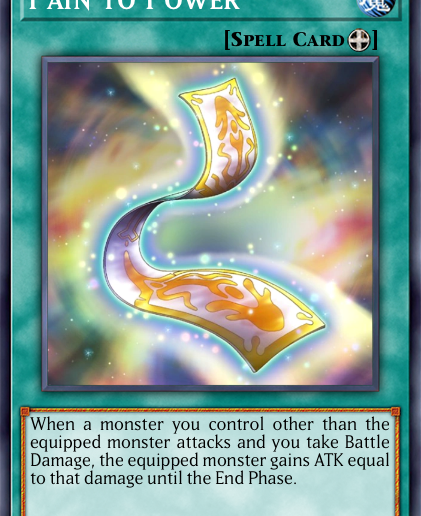 Yugioh Equip card divider: 5D's Pain to PowerFree STL File for 3D  printingCults