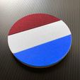 tri-hor2.png Tricolor ( Germany Austria Netherlands France Hungary Italy Romania Estonia ) - Flag Coaster