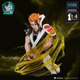01.jpg Ichigo Kurosaki (Horn of Salvation Bankai) BLEACH BUST - STL ready for 3D Printing