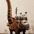 Saurian Brachio-Howdah (BETA) - BIG MODEL