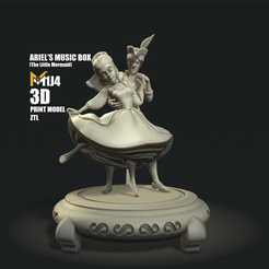 portada-para-cults.png Ariel's Music Box (The Little Mermaid) 3d print stl