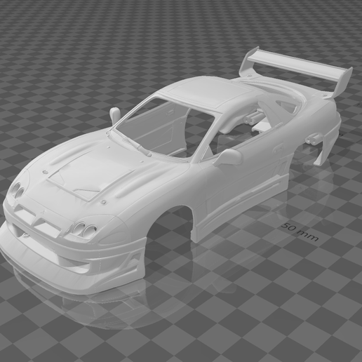 Tozai MITSUBISHI GTO ボディ 🐚 Mitsubishi GTO AWD LM Racing 1998 Shell Body – Divided Parts