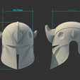Dimensions.png Horned Mandalorian Helmet