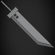 CloudSwordFrontalWire.jpg Final Fantasy VII Cloud Buster Sword for Cosplay
