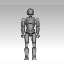 front.jpg Файл 3D Jaspion Articulated Action Figure 3 3/4" scale (100mm.) Juspion・Модель 3D-принтера для загрузки