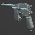 photo_2023-02-11_13-04-33.jpg Metal Gear Solid Snake Eater Shanxi type 17 pistol 45 gun The Broomhandle 3d model